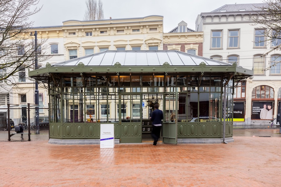 Tramhuis uit 1914, in Rotterdam, wordt kiosk voor stadswandelingen