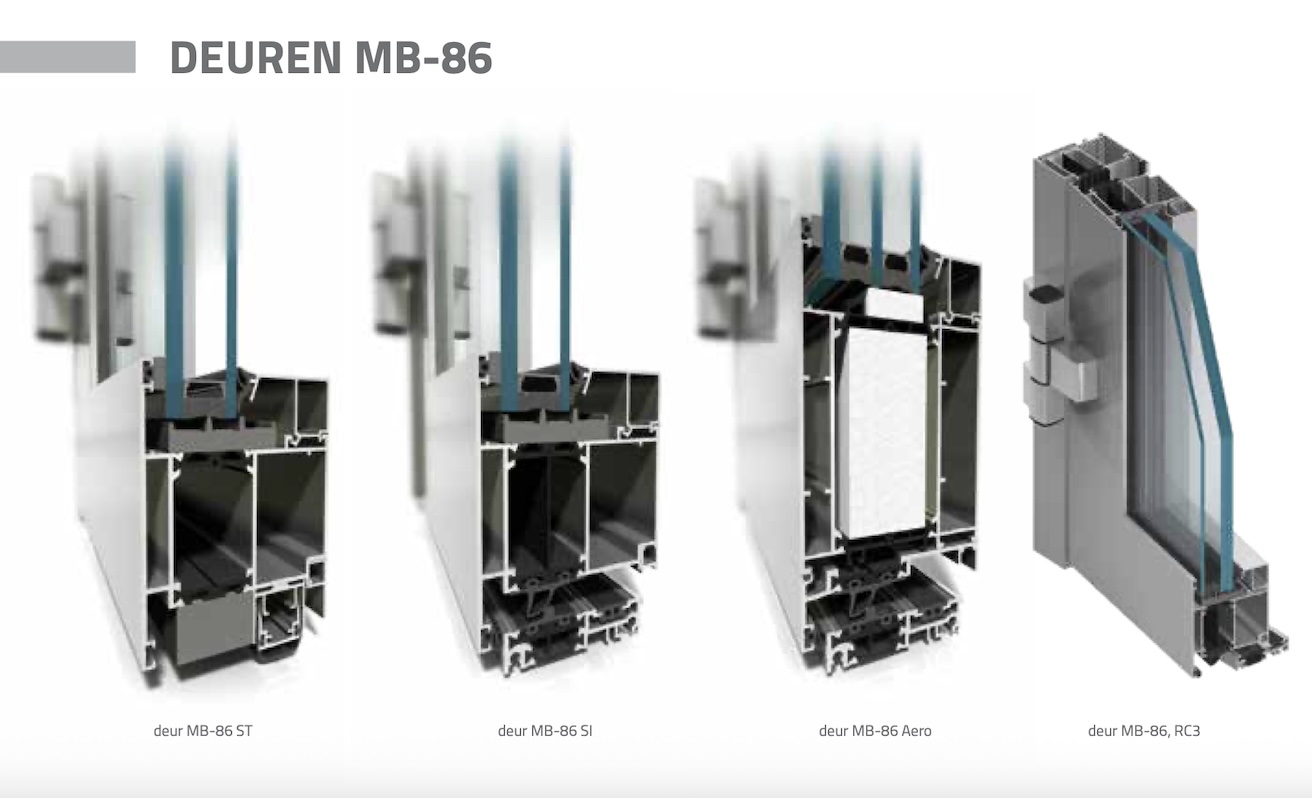 Mb ALUPROF MB-86N van ALUPROF BELGIUM nv | Cobosystems